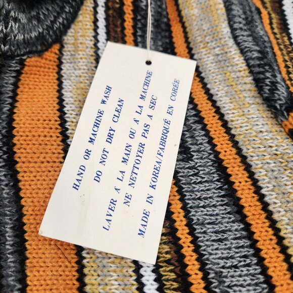 Vintage Hooded Sweater Striped Woodward's Kids Size 6X NWT NEW - Picture 5 of 12